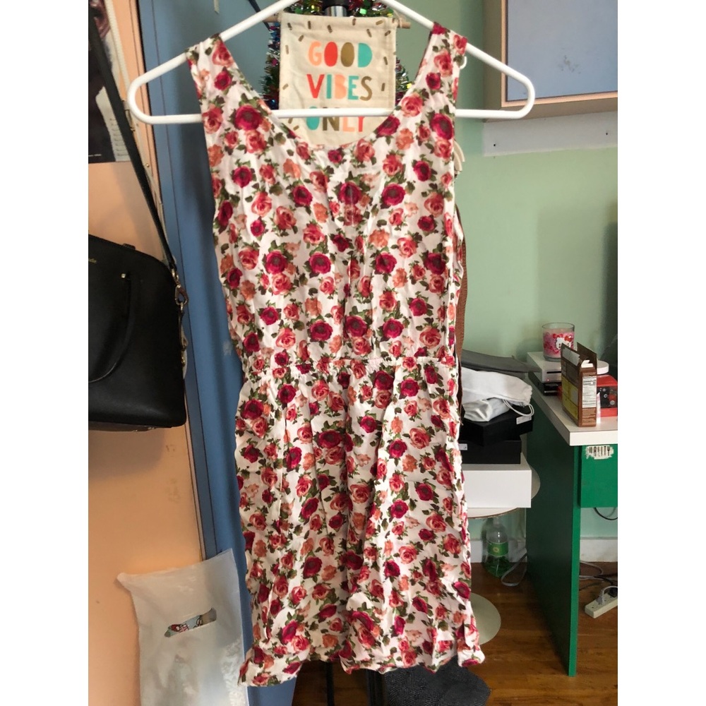 Floral Tie Back Dress